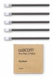 Wacom ACK253010Z αξεσουάρ γραφικών tablets Μύτη στυλό (WACOM Pro Pen 3 Rubber Nibs 5-pk)