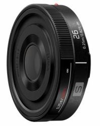 Panasonic S-R26E φακός κάμερας Μαύρος [Μαύρο] (S-R26E - 26mm F8 Pancake L-Mount Lens)