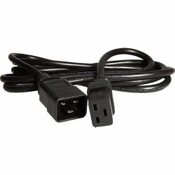Cablenet 42-0568 καλώδιο ρεύματος Μαύρος [Μαύρο] 2,5 m C20 σύνδεσμος C19 σύνδεσμος (CNL 2.5M C20-C19 Bk PVC 1.5MM)