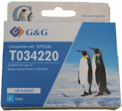 g+g Comp Epson G+G T0341 Black Ink Ctg T034140