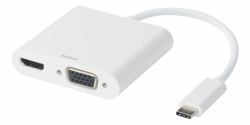 Deltaco USBC-HDMI16 φορητός σταθμός σύνδεσης & προσομοιωτής θ�...