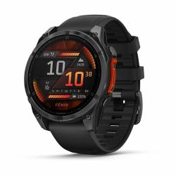 Garmin Fenix 8 3,56 cm [1.4"] AMOLED 47 mm Ψηφιακός 454 x 454 εικονοστοιχεία Οθόνη αφής Μαύρος [Μαύρο] Wi-Fi GPS (Garmin Fenix 8 47Mm Slate Gray)