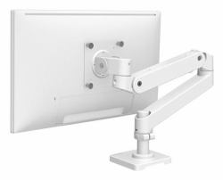 Ergotron LX Pro Series 45-682-290 βάση & στήριγμα οθόνης 86,4 cm [34"] Γραφείο Λευκός [Άσπρος] (LX PRO ARM SINGLE DISPLAY DESK - MOUNT ESW)