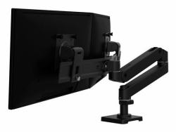 Ergotron LX Pro Series 45-684-292 βάση & στήριγμα οθόνης 68,6 cm [27"] Γραφείο Μαύρος [Μαύρο] (LX PRO ARM DUAL DIRECT DESK - MOUNT WCB)