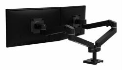 Ergotron LX Pro Series 45-686-292 βάση & στήριγμα οθόνης 68,6 cm [27"] Γραφείο Μαύρος [Μαύρο] (LX PRO ARM DUAL SIDE-BY-SIDE - WCB)