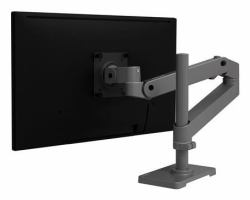 Ergotron LX Pro Series 45-695-293 βάση & στήριγμα οθόνης 86,4 cm [34"] Γραφείο Σκούρο Γκρι (LX PRO ARM SINGLE DISPLAY TALL - POLE DIG)