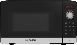 Bosch Serie 2 FFL023MS2 φούρνος μικροκυμάτων Μαύρος [Μαύρο], Ανοξείδωτο ατσάλι Πάγκος εργασίας 20 L 800 W (Bosch Serie | 2 FFL023MS2 - mi...