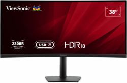 Viewsonic VA3820C επίπεδη οθόνη 96,5 cm [38"] 3840 x 1600 εικονοστοιχεία Wide Quad HD+ LED Μαύρος [Μαύρο] (VA3820C 37.5 LCD IPS 5MS - 3840X1600 21:9 300NITS HDMI)