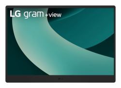 LG 17MT70 Φορητή οθόνη Μαύρος [Μαύρο], Ανοξείδωτο ατσάλι 43,2 cm [17"] LED 2560 x 1600 εικονοστοιχεία (LG gram +view 43,2cm [17"] 16:10 IPS W)