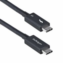 StarTech.com TBLT5MM1M240W Thunderbolt καλώδιο 1 m 80 Gbit/s Μαύρος [Μαύρο] (CERTIFIED THUNDERBOLT 5 CABLE - 80GBPS/120GBPS/8K 60HZ/240W PD)