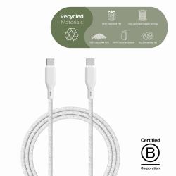 upström ËSSENTIALS by UPSTRÖM CC250-100W-E καλώδιο USB USB 2.0 2,5 m USB C Λευκός...