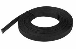 Nylon net cable tube OD12 mm, 5 m, bla
