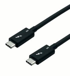 ROLINE 11.02.9111 Thunderbolt καλώδιο 0,8 m 80 Gbit/s Μαύρος [Μαύρο] (THUNDERBOLT 5 KABEL C-C 80G - 240W 8K PASSIV 0 8M)