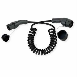 EV-LADEKABEL SPIRALE.TYP2.3-PH - 32A.22KW.7.5M