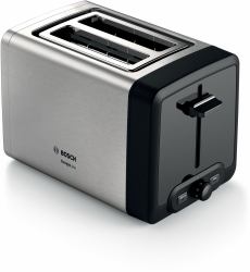 Bosch TAT4P420DE toaster 2 slice[s] 970 W Black, Silver (Bosch DesignLine TAT4P420DE - brÃ¸drist)