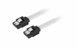 Sharkoon Sata 3 SATA καλώδιο 0,3 m SATA 7-pin Μαύρος [Μαύρο], Λευκός [Άσπρος] (Sharkoon SATA-kabel - 30 cm)