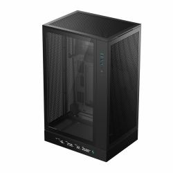 DeepCool CH270 Digital Mini Tower Μαύρος [Μαύρο] (DeepCool CH270 Digital Micro-ATX Case, Mini-Tower PC Case with Tempered Glass Side Panel, USB-C Port, High Airflow Support for 360mm Rad...