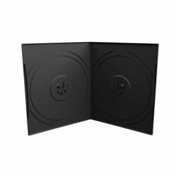 MediaRange BOX10-2 θήκη οπτικού δίσκου Θήκη DVD 2 δίσκοι Μαύρος [Μαύρο] (Dvd Case For 2 Discs, 7Mm, - Pocket-Sized, Black - Warranty: 12M)