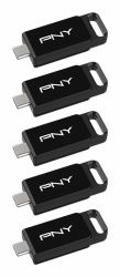 PNY Elite μονάδα USB flash 64 GB USB Type-C 3.2 Gen 1 [3.1 Gen 1] Μαύρος [Μαύρο] 