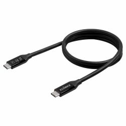 Edimax UC4 1 m 40 Gbit/s Μαύρος [Μαύρο] (USB4/Thunderbolt3 Cable, 40G, - 1meter, Type C to Type C - Warranty: 12M)
