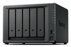 Synology DiskStation DS1525+ NAS & διακομιστής αποθήκευσης Ryzen Embedded V1500B 8 GB DDR4 0 TB Μαύρος [Μαύρο] (DiskStation DS1525+ 5-bay, - 8GB DDR4 SODIMM, upgrad...