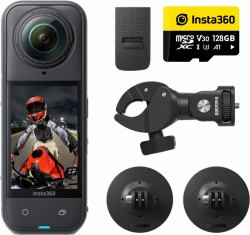 Insta360 X5 Motorcycle Bundle κάμερα για αθλήματα δράσης 72 MP 8K Ultra HD 25,4 / 1,28 mm [1 / 1.28"] Wi-Fi 500 g (Insta360 X5 Motorcycle Bundle)