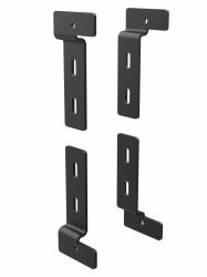 Vogel's PLA 9330 Μαύρος [Μαύρο] (PLA 9330 SIDE TRIM BRACKETS - 4PCS BLACK)