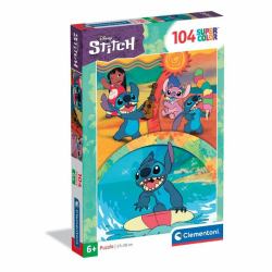 Clementoni Supercolor 25042 puzzle Jigsaw puzzle 104 pc[s] Cartoons (104 pcs Puzzles Disney Stitch)