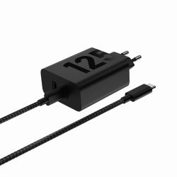 Motorola TurboPower 125W Duo Charger Παγκόσμιος Μαύρος [Μαύρο] AC Γρήγορη φόρτιση Εσωτερικός [Εσωτερικού χώρου] (Motorola Turbopower Duo ...