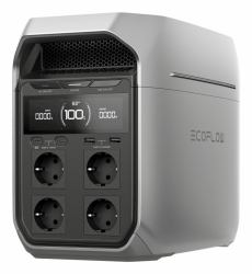 EcoFlow DELTA 3 Plus Φορητός Σταθμός Ενέργειας Φωσφορικό άλας Σιδήρου Λιθίου [LiFePo4] 1800 W 12,5 kg (Delta 3 PLUS - Portable - Powerstation EF-DL-...