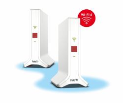 Mesh Set 4200 Διπλής ζώνης [2.4 GHz / 5 GHz] Wi-Fi 6E [802.11ax] Κόκκινο, Λευκός [Άσπρος] 2x2/4x4 (AVM FRITZ!Mesh Set 4200 2er-Set [2x 3000AX] WLAN-Mesh-Syste)