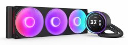 NZXT Kraken Elite 420 RGB Επεξεργαστής Ψύκτης υγρού όλα σε ένα 14 cm Μαύρος [Μαύρο] 1 τεμάχια (NZXT KRAKEN ELITE 420 RGB CPU COOLER BLK)
