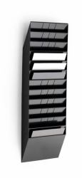 Durable FLEXIBOXX σταντ βιβλίου 12 ράφια Μαύρος [Μαύρο] (Durable FLEXIBOXX 12 A4 Landscape Black)