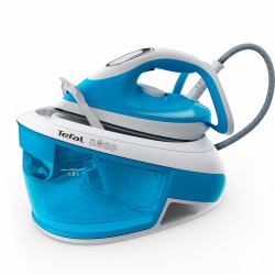 Tefal Express Airglide SV8002 1,8 L Πλάκα Durilium Airglide Μπλε, Λευκός [Άσπρος] (Tefal SV8002E0 Express Airglide)