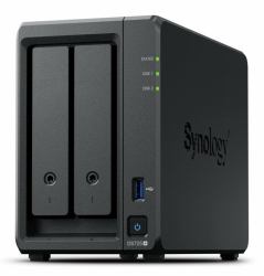 Synology DiskStation DS725+ NAS & διακομιστής αποθήκευσης Ryzen Embedded R1600 4 GB DDR4 0 TB Μαύρος [Μαύρο] (Synology DS725+ 2 bay Plus series with Ryzen R1600; 4G...
