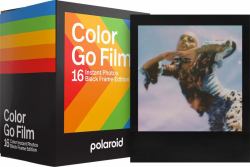 Polaroid Go Film Double Pack 16 Photos - Black Frame (Polaroid Film GO 16Bilder 2)