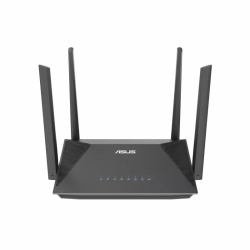 ASUS RT-AX52 AX1800 AiMesh ασύρματος δρομολογητής Gigabit Ethernet Διπλής ζώνης [2.4 GHz / 5 GHz] Μαύρος [Μαύρο] (Ax1800 Aimesh Wireless Router - Gigabit ...