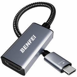 Benfei 000318GREY κάρτα γραφικών USB 3840 x 2160 εικονοστοιχεία Γκρι (USB-C to HDMI Adapter)