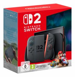 Nintendo Switch 2 + Mario Kart World φορητή κονσόλες παιχνιδιού 20,1 cm [7.9"] 256 GB Οθόνη αφής Wi-Fi Μαύρος [Μαύρο] (Switch 2 + Mario Kart World - Port...