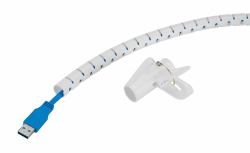 Neomounts ADS06-140WH οργανωτής καλωδίων Γραφείο Cable sleeve Λευκός [Άσπρος] 1 τεμάχια (Neomounts ADS06-140WH Cable sleeve - for 1-3 cables - 15 mm - uni...