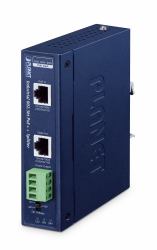 PLANET IP30 Industrial Single-Port 10Gbps 802.3bt PoE++ Splitter διαχωριστής δικτύου PoE τροφοδοτικού Μπλε (IP30, Industrial Single-Port - 10Gbps 802.3bt PoE++ Spl...