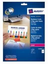 Avery C32026-10 επαγγελματική κάρτα Λέιζερ [Laser] Χαρτί 100 τεμάχια (Avery Quick & Clean C32026- 10 - Doubl)