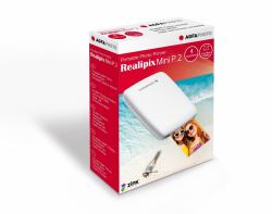 AgfaPhoto Realipix Mini P. 2 εκτυπωτής φωτογραφιών ZINK [μηδενική μελάνη] 2" x 3" [5x7.6 cm] (AGFAPHOTO Mini Photo Printer Zink)