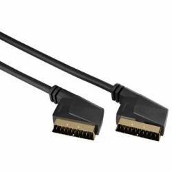 Hama Scart - Scart, 3m καλώδιο SCART SCART [21-pin] Μαύρος [Μαύρο] (HAMA Scart Kabel 3,0m TL)