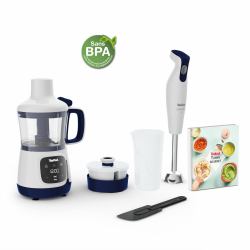 Tefal Yummy Gourmet HB55W4 0,8 L Μπλέντερ μαγειρέματος 600 W Λευκός [Άσπρος] (Tefal HB55W Yummy Gourmet Blender and Stand Mixer blue/white)