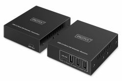 Digitus DA-73121 επεκτατικό κονσόλας Κονσόλα πομπού & δέκτη 5000 Mbit/s (USB 3.2 CATEXTENDER 5GBPS3 100M - 3XUSB-A+1X USB-C USE W. CATCABLE)