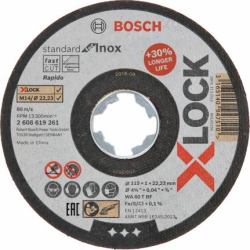Bosch 2 608 619 261 αξεσουάρ γωνιακού τροχού Δίσκος κοπής (Bosch X-LOCK Standard for Inox, 115 x)
