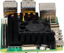Joy-iT RB-HEATSINK5 development board accessory Heat sink Black (Joy-iT RB-HEATSINK5 udviklingsboard -)