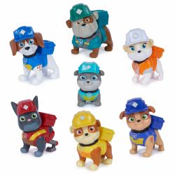 Rubble & Crew , Toy Figures Gift Pack, with 7 Collectible Action Figures, Kids Toys for Boys & Girls Ages 3+ (Rubble & Crew Construction Family Gift)