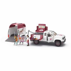 schleich HORSE CLUB 42704 σετ παιχνιδιών (Horse Club Mobile TierÃ¤rztin mit AnhÃ¤n)